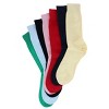 Vannucci Men's Solid FashionColored Soft Mercerized Cotton Dress Sock - 2 of 3