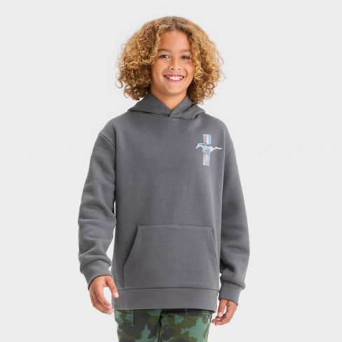 Boys Ford Mustang Hooded Pullover Sweatshirt Art Class Target