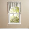 Park Designs Ticking With Ball Fringe Swags 72” x 36” - 2 of 3