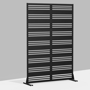 Dovelina Metal Outdoor Privacy Screen Freestanding Patio Decorative Screens - 1 of 4