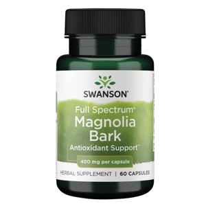 Swanson Herbal Supplements Full Spectrum Magnolia Bark 400 mg 60 Caps. - 1 of 2