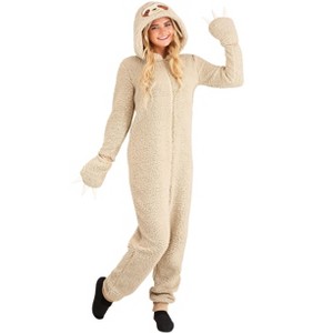 HalloweenCostumes.com Adult Sloth Jumpsuit Costume - 1 of 4