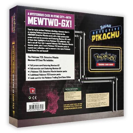 Pokemon Trading Card Game Detective Pikachu Mewtwo Gx Case File