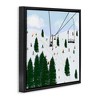Stupell Industries Ski Lift Mountain Landscape, 25" x 25" - 3 of 4