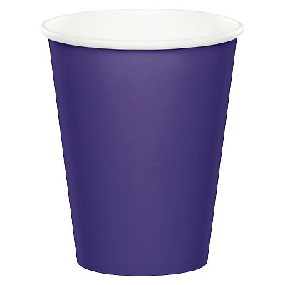 24ct Purple Disposable Cups
