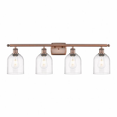 Bella - 4 Light Bath Vanity In Industrial Style-10.5 Inches Tall and 35.5 Inches Wide