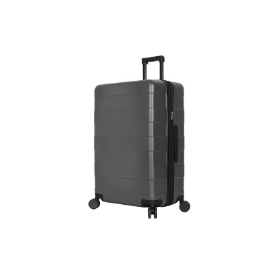 Hardside Large Checked Spinner Suitcase Heather Gray - Made By Design&#8482;