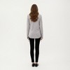 Anna-Kaci Women's Long Sleeve V-Neck Top with Side Drawstring Ruched Hem - 4 of 4