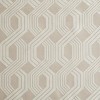 Kate Aurora Contemporary Living 2 Pack Semi Sheer Geometric Grommet Top Curtain Panels - 3 of 3