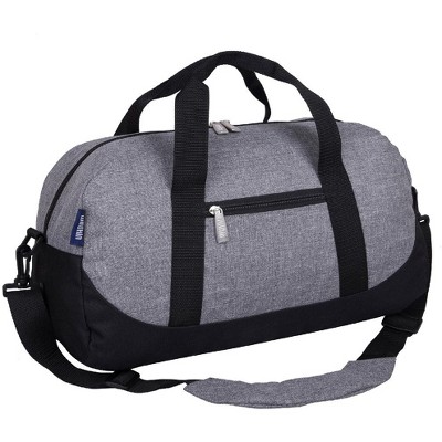 Wildkin Gray Tweed Overnighter Duffel Bag