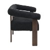 Christopher Knight Home Webb 53" Modern Rubberwood Boucle Upholstered Loveseat - 4 of 4