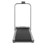 HFYee Walking Pad Treadmill with Armrest, LED Display and Silent Motor, Foldable Design Under Desk Treadmill for Home, Black, Silver - 2 of 4