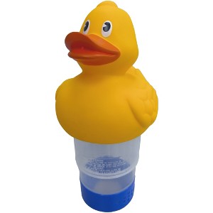 RIPPLE Duck Pool Chlorinator – Holds 3 Tabs, Flow Control for Small Pools & Spas - 1 of 4