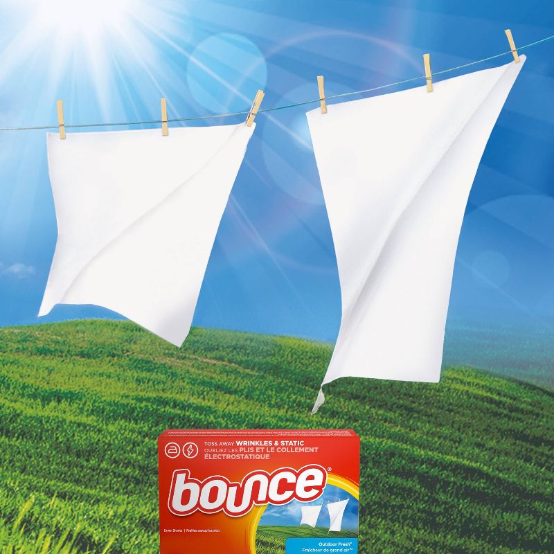 Bounce Outdoor Fresh Fabric Softener Dryer Sheets, 6 of 13