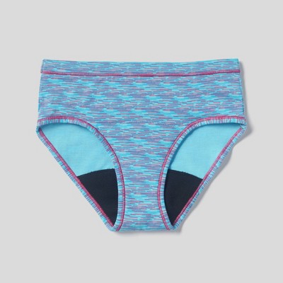 Thinx Teen Super Absorbency Single Briefs - Blue Hologram 15/16