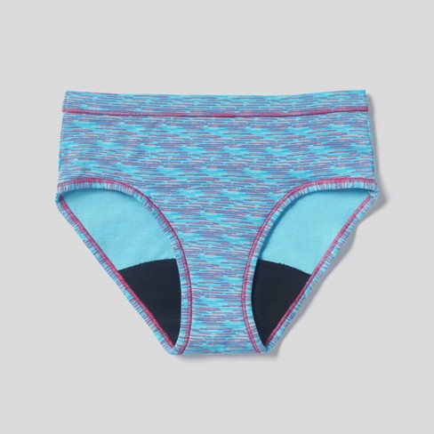 Thinx Teen Super Absorbency Single Briefs - Blue Hologram 9/10 : Target