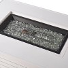 Oakland Living Aluminum Rectangle 48" x 36" 55000 BTUs Propane Solid Panel Design Outdoor Patio Dining Table - 4 of 4
