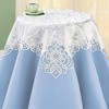 Collections Etc Delicate Lace Table Topper - 2 of 2