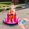 Costway 12V Kids Ride on Bumper Car Remote Control w/ Flashing LED Light & Music - 4 of 4