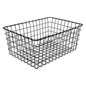 Wald Products No Hardware Basket Black Steel 21x15x9` - 1 of 1
