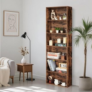 6-Tier Bookcase, 71.4-inch High Bookshelf, Modern Open Storage Rack for Living Room, Office, Bedroom - Sturdy MDF and Particleboard - 1 of 4