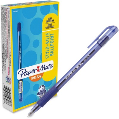 Paper Mate InkJoy 300 Ballpoint Stick Pen Blue Medium Dozen 1951341