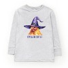The Juniper Shop Chick Or Treat Watercolor Distressed Youth Long Sleeve Tee - 2 of 4