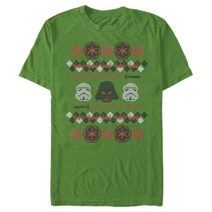 Men's Star Wars Ugly Christmas Darth Vader T-Shirt - 1 of 4