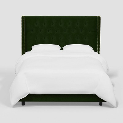 Louis Wingback Bed in Luxe Velvet - Threshold™