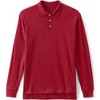 Lands' End School Uniform Men's Long Sleeve Interlock Polo Shirt - 3 of 4