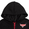 Disney Pixar Cars Lightning McQueen Fleece Half Zip Hoodie Toddler - 2 of 4
