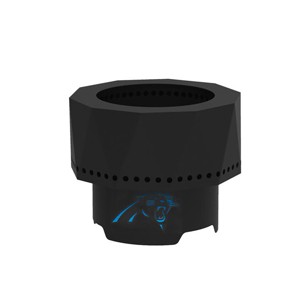 Blue Sky Outdoor Living NFL Carolina Panthers Ridge Portable Steel Smokeless Fire Pit with Carrying Bag & Spark Screen Kit, Firewood & Wood Pellet - 1 of 1