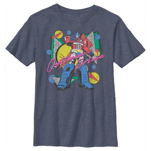 stramt Senator kvarter Boy's Transformers Optimus Prime 80s Retro T-shirt : Target