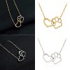 Maya's Grace Paw Print Heart Necklace for Dog and Cat Lovers - 3 of 4