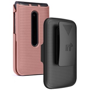 Nakedcellphone Case and Belt Clip Holster Combo for LG Classic Flip Phone - 1 of 4