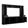 NicBex Minimalist Entertainment Wall Unit Set with Bridge TV Stand with Adjustable Shelves Media Console with Ample Storage for Living Room - 3 of 4