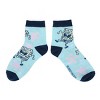 Spongebob Squarepants Character & Flowers Women's 2-Pair Casual Quarter Crew Socks - 3 of 4