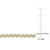 EVERLY JEWELRY | Yellow Plated Sterling Silver 2 3/4 CT DEW Created White Moissanite Bracelet, 7.25 inch - 2 of 4