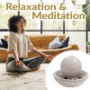 Sunnydaze Indoor Home Decorative Smooth Glazed Ceramic Orb Tabletop Water Fountain Feature - 7" - 3 of 4