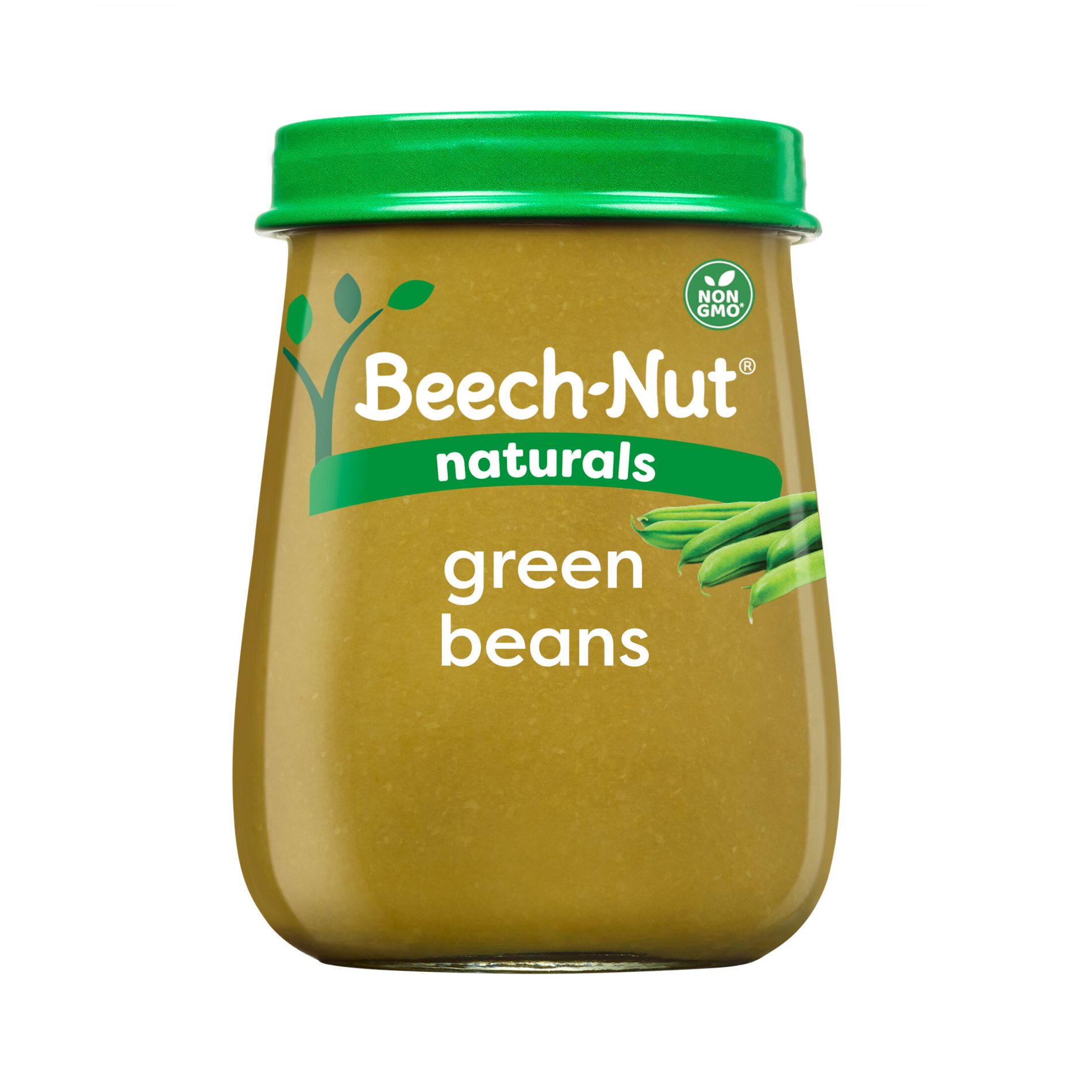 Beech-Nut Non-GMO Naturals Green Beans Baby Food Jar - 4oz