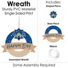 Big Dot of Happiness Eid Mubarak - Outdoor Ramadan Party Decor - Happy Eid Front Door Wreath - 3 of 4