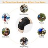 iMountek"Adjustable Open Patella Knee Brace for Pain Relief, Support & Recovery - Ideal for Running & Climbing"Black - 3 of 4