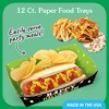 Big Dot of Happiness Jack-O'-Lantern Party Paper Food Trays, Disposable Food Boats for Kids Halloween Party, Double-Sided Meal Holders - 12 Ct - 2 of 4