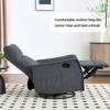 KWPZQEB Swivel Recliner Chair, Manual Recliner Chair with Heat & Massage, Comfortable Arms & Back, Rocker Chair, Single Sofa for Living Room - 2 of 4