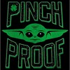 Juniors Womens Star Wars: The Mandalorian St. Patrick's Day Grogu Pinch Proof T-Shirt - 2 of 4