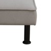DOMETOUR Modern Armless Calico Sofa Bed – Convertible Sleeper Couch for Living Room, Guest Room or Small Apartment - 4 of 4