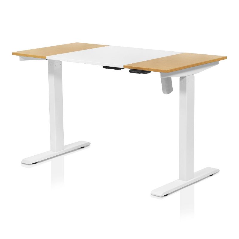 James Metal Adjustable Standing Desk White - miBasics, 3 of 12