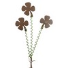 25.5 Inch Shamrock Trio Stake St. Patrick's Day Decorative Garden Stakes - 3 of 3