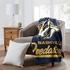 NHL Nashville Predators 50 x 60 Raschel Throw Blanket - 2 of 3