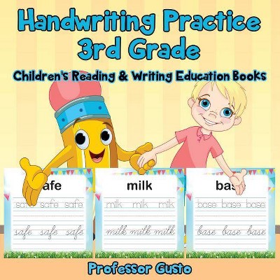 Handwriting Practice 3rd Grade - by  Gusto (Paperback)